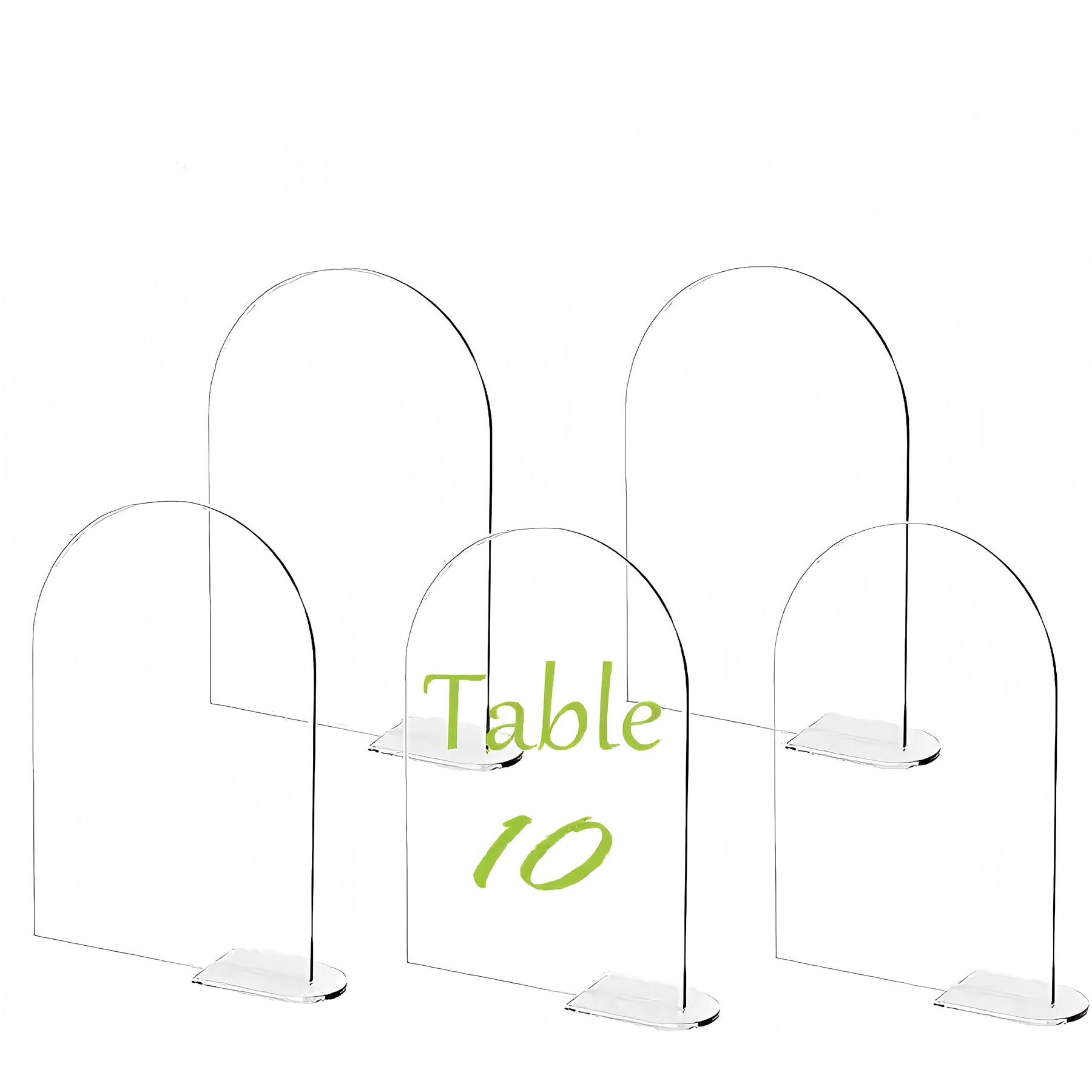 Acrylic Table Number 4