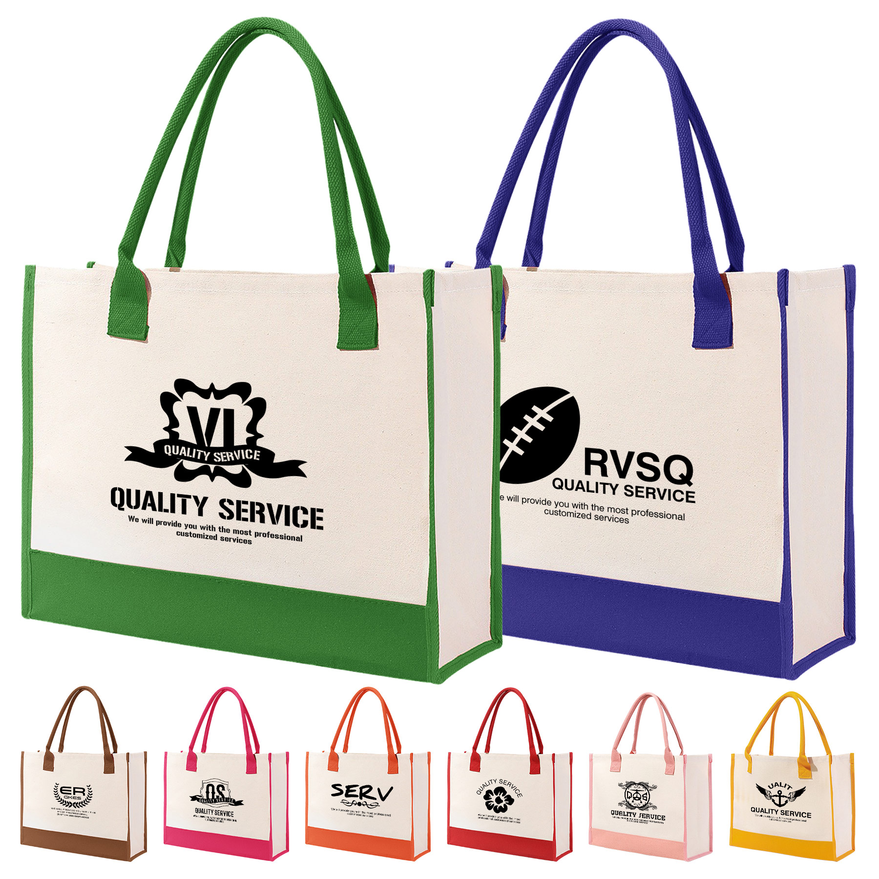 Tote Canvas Bag, custom tote bag with logo imprint 2