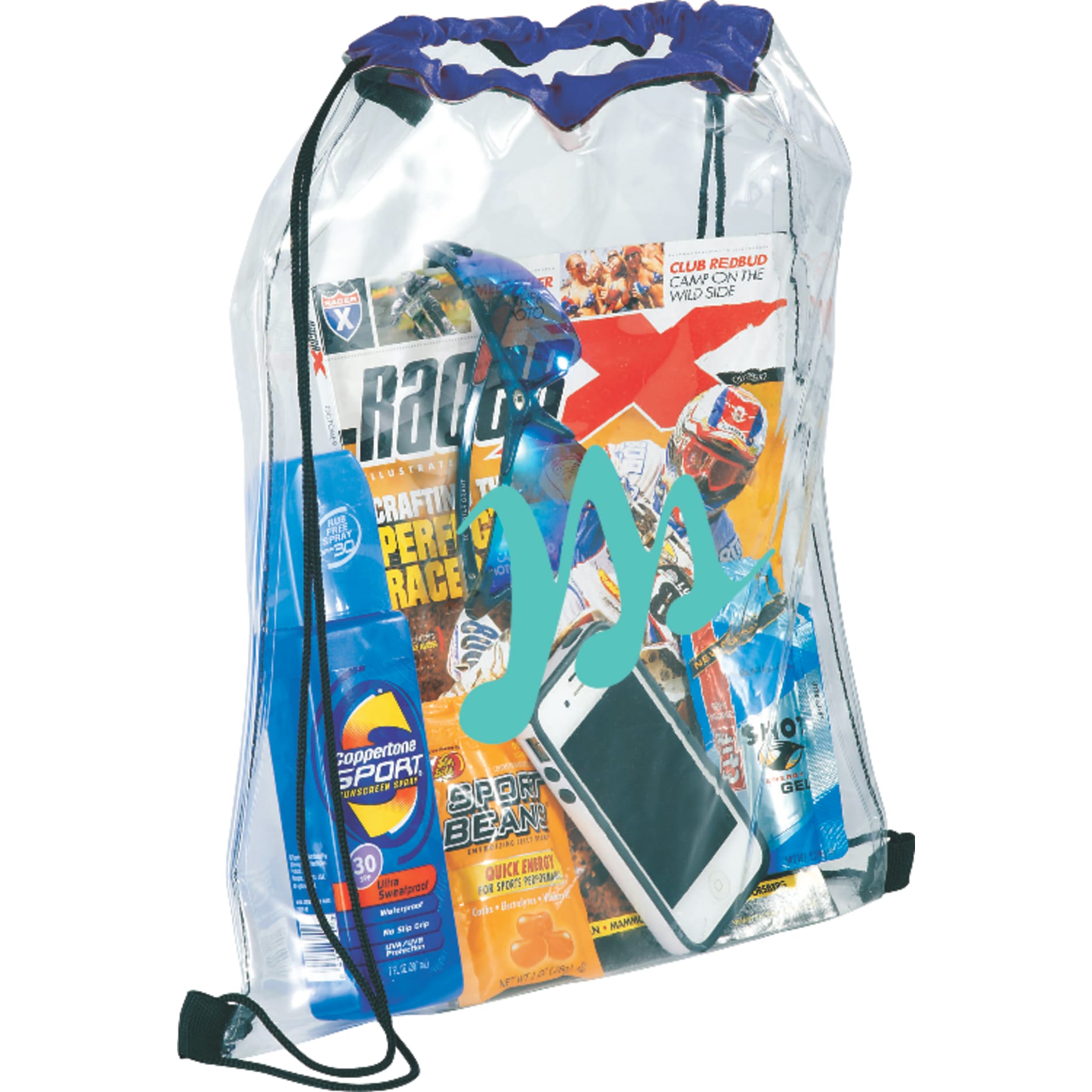 Rally Clear Drawstring Bag 54