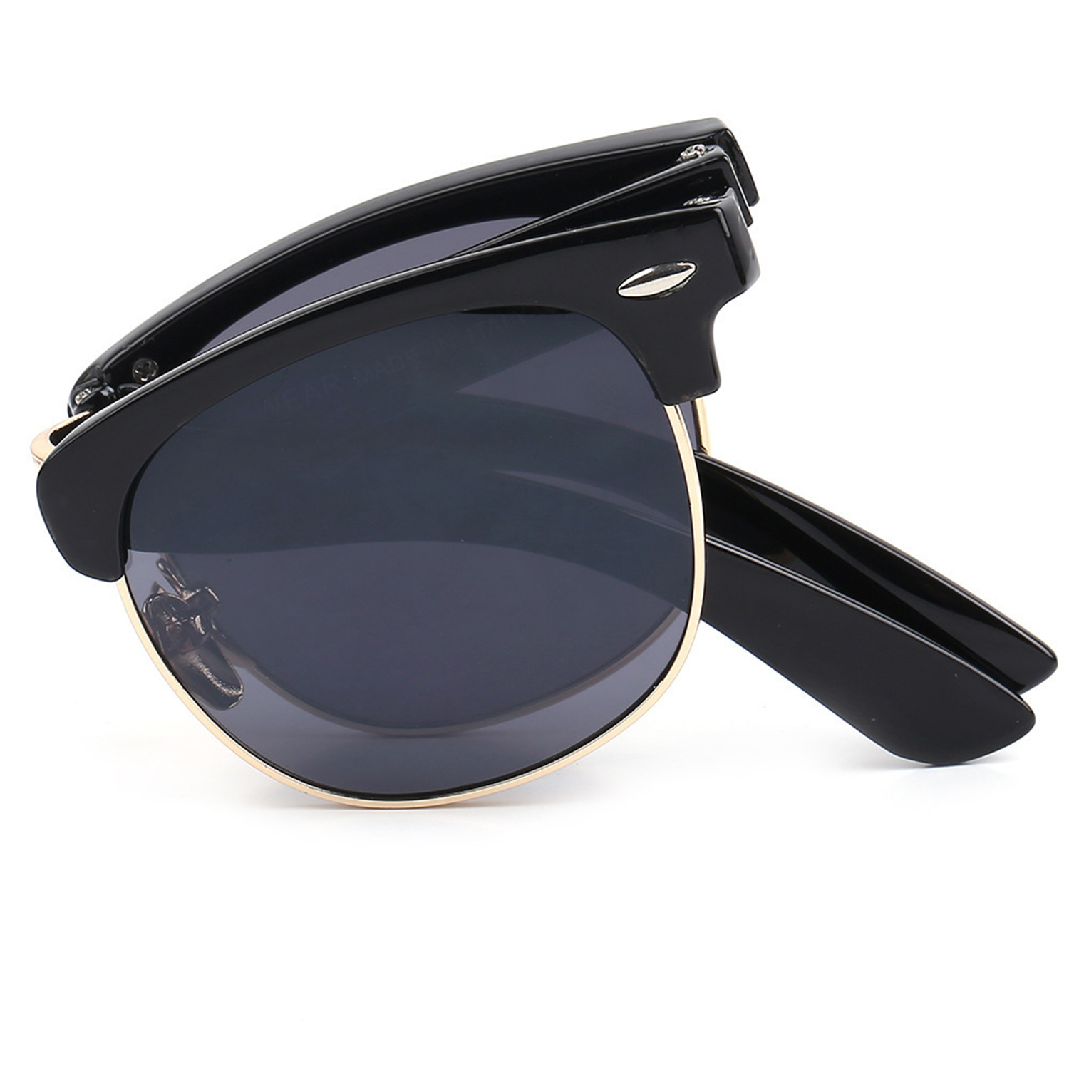 Polarized Folding Half Frame UV Protection Sunglasses 3