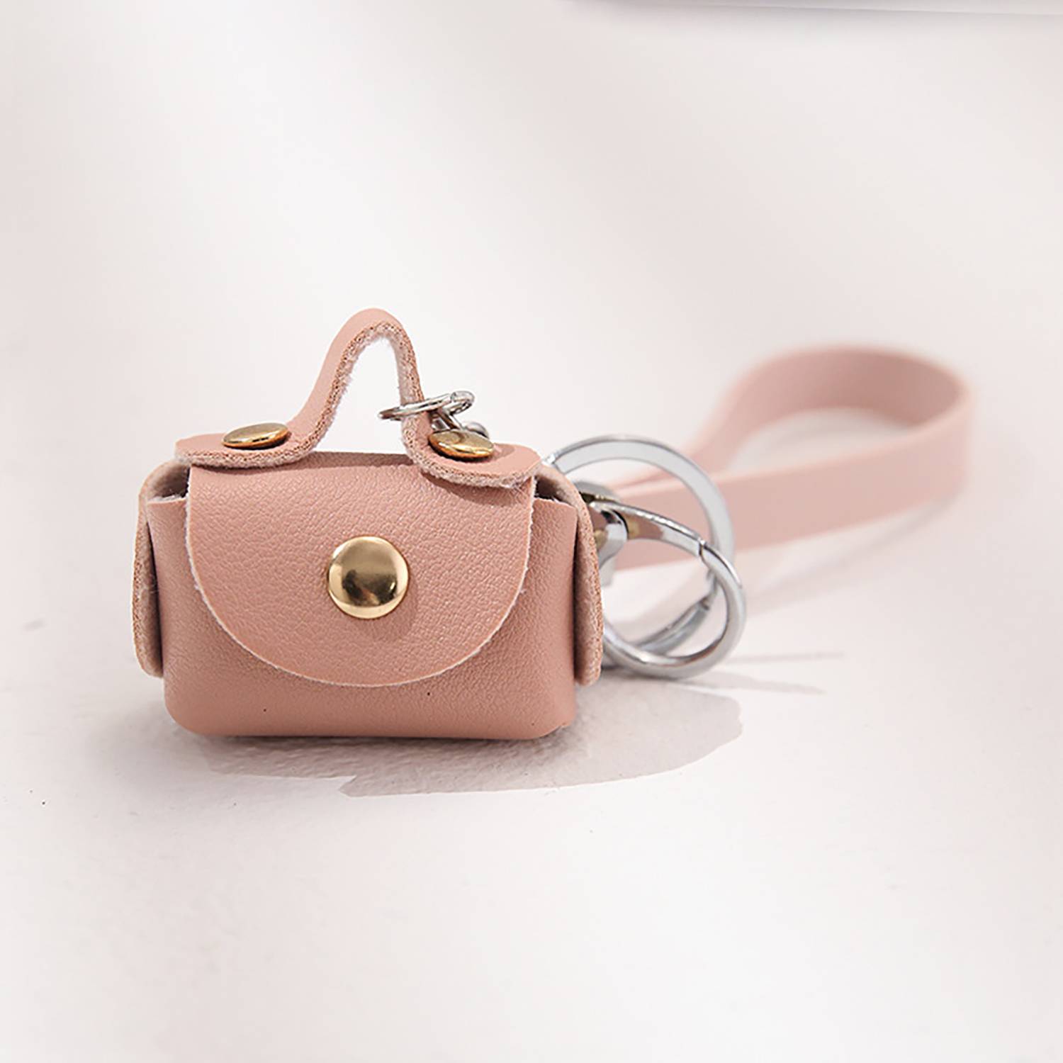 Mini Pu Leather Coin Purse Keychain Pendant 9