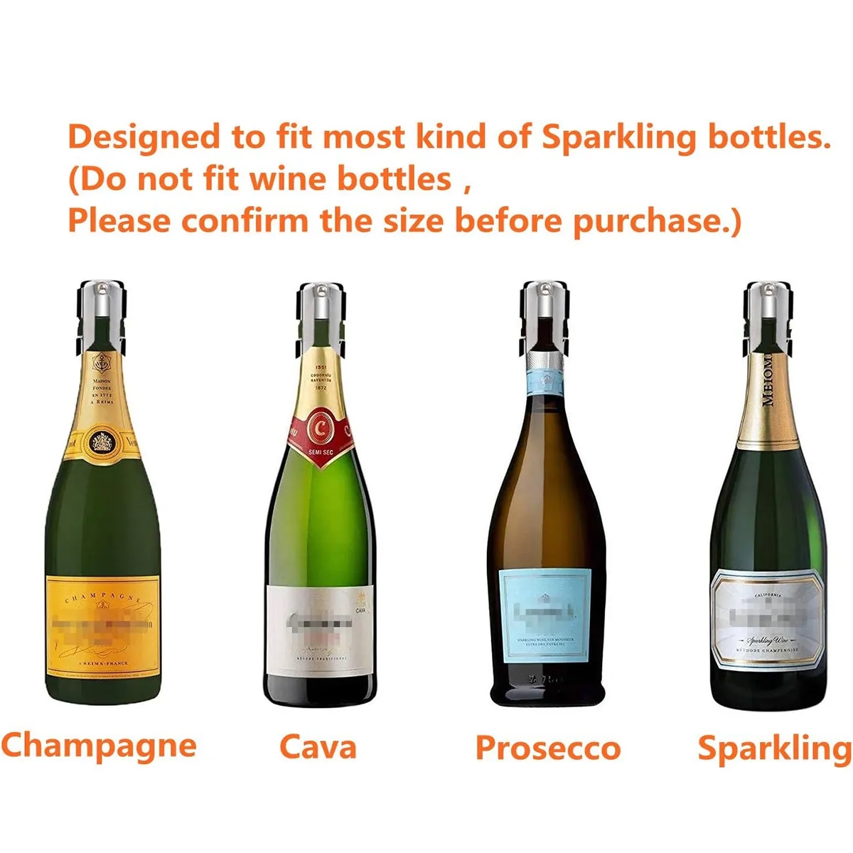 Stainless Steel Champagne Sealer Stopper 1