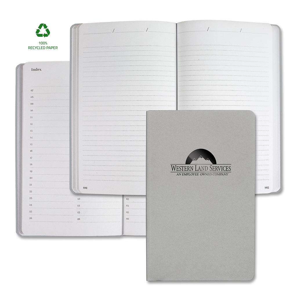 Castelli Samoa ECO Indexed Recycled White Page Journal 1