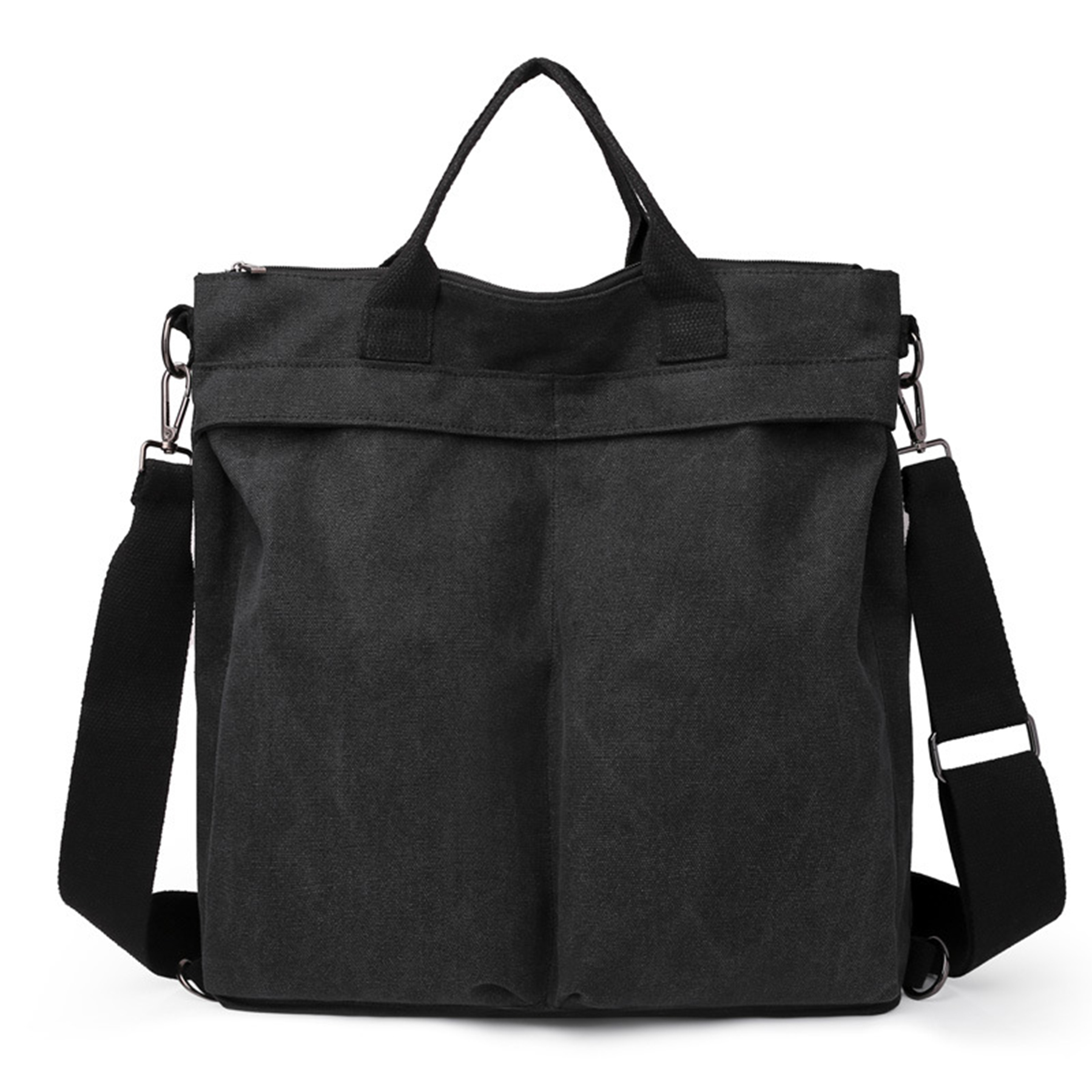 Portable Adjustable Straps Canvas Backpack 3