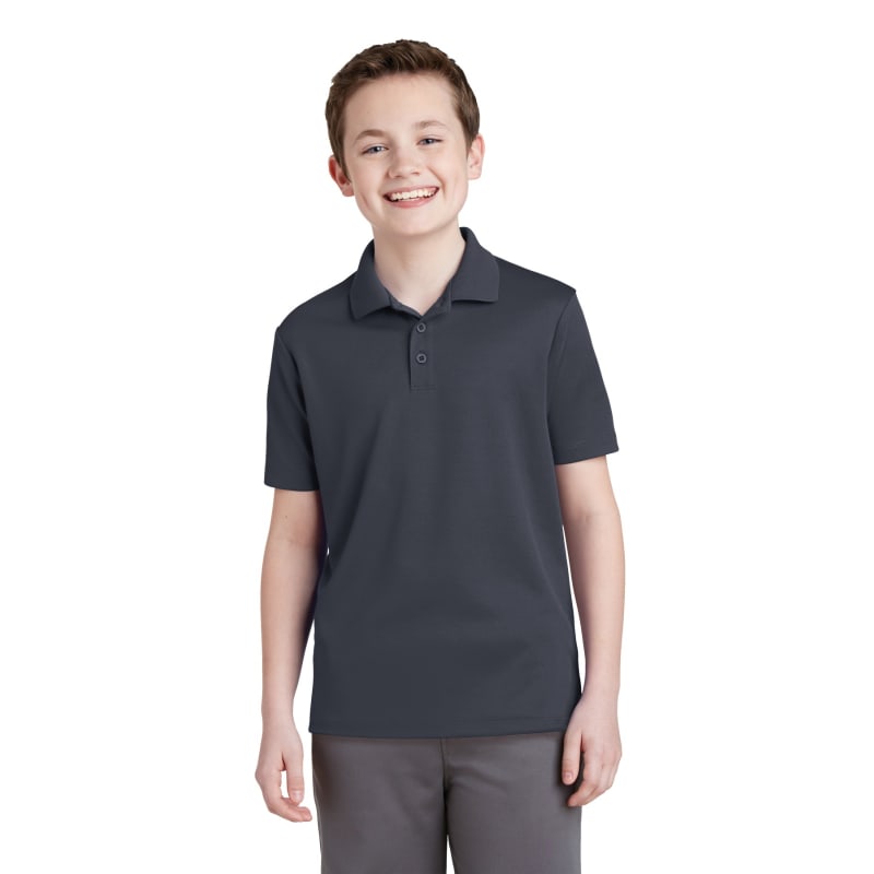 Sport-Tek Youth PosiCharge RacerMesh Polo. 27