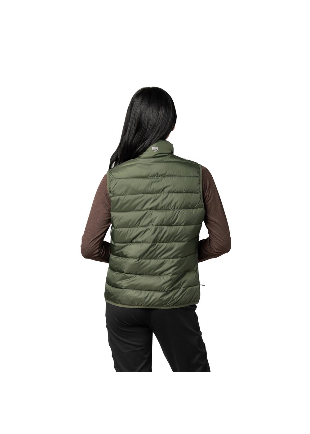Storm Creek Women's Pacific Puffer 100 GSM Insulated Faux Down Packable Quilted Vest 21