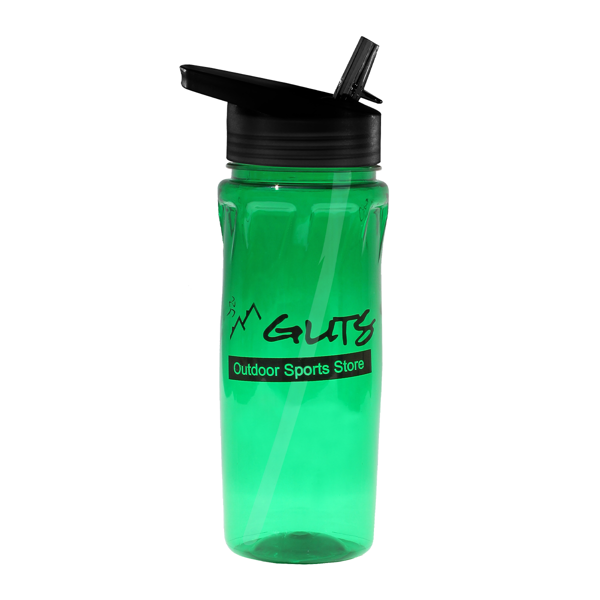 18 oz. Poly-Saver PET Bottle with Straw Cap 6