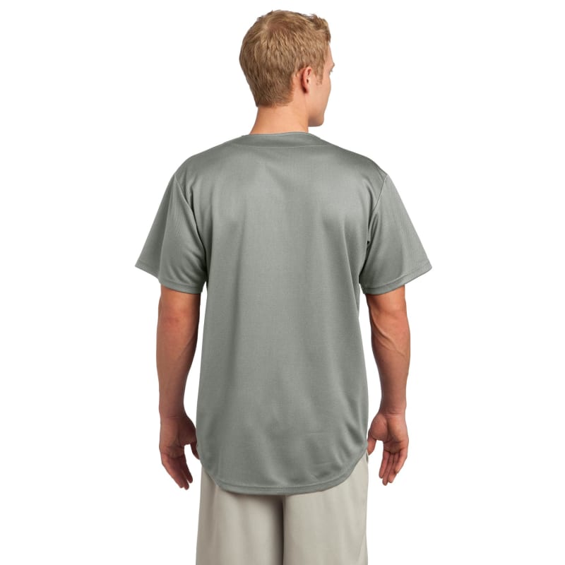 Sport-Tek PosiCharge Tough Mesh Full-Button Jersey. 14