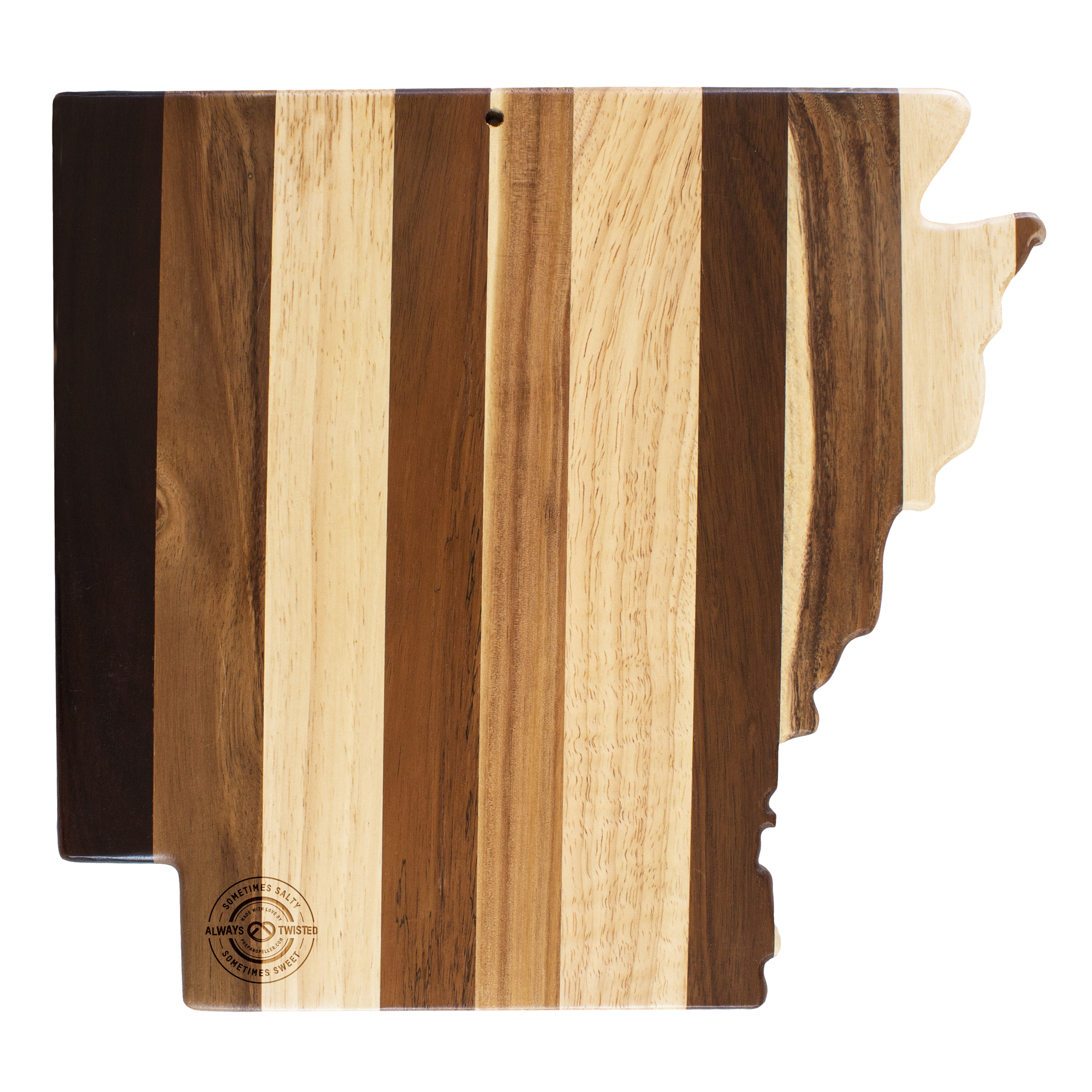 Rock & Branch® Shiplap Series Arkansas State Shaped Wood Serving and Cutting Board