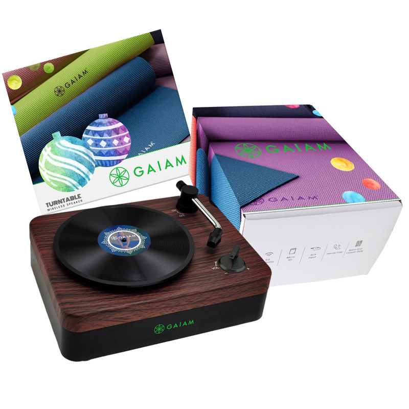 Turntable Wireless Speaker with Custom Record Envelope and Custom Sleeve 10
