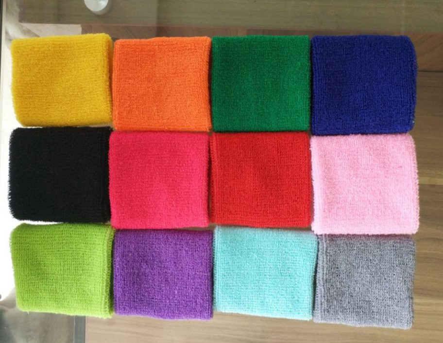 Sweat-absorbent Towel Wristbands Men And Women Sports Cotton 2