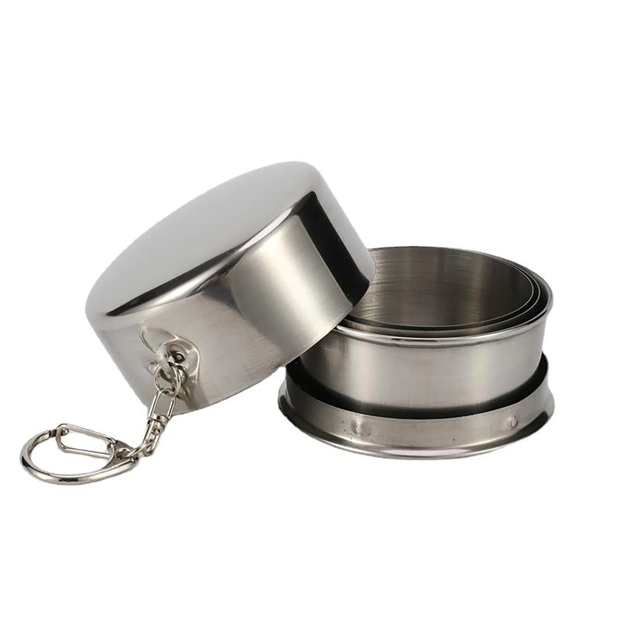 2.5oz Telescopic Stainless Steel Portable Collapsible Cup 3