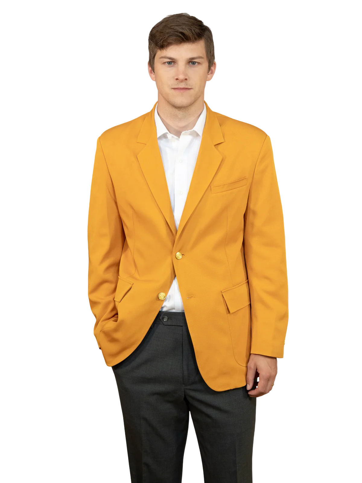Executive Apparel Blazers - Men's 6-Pocket Single-Breasted Blazer