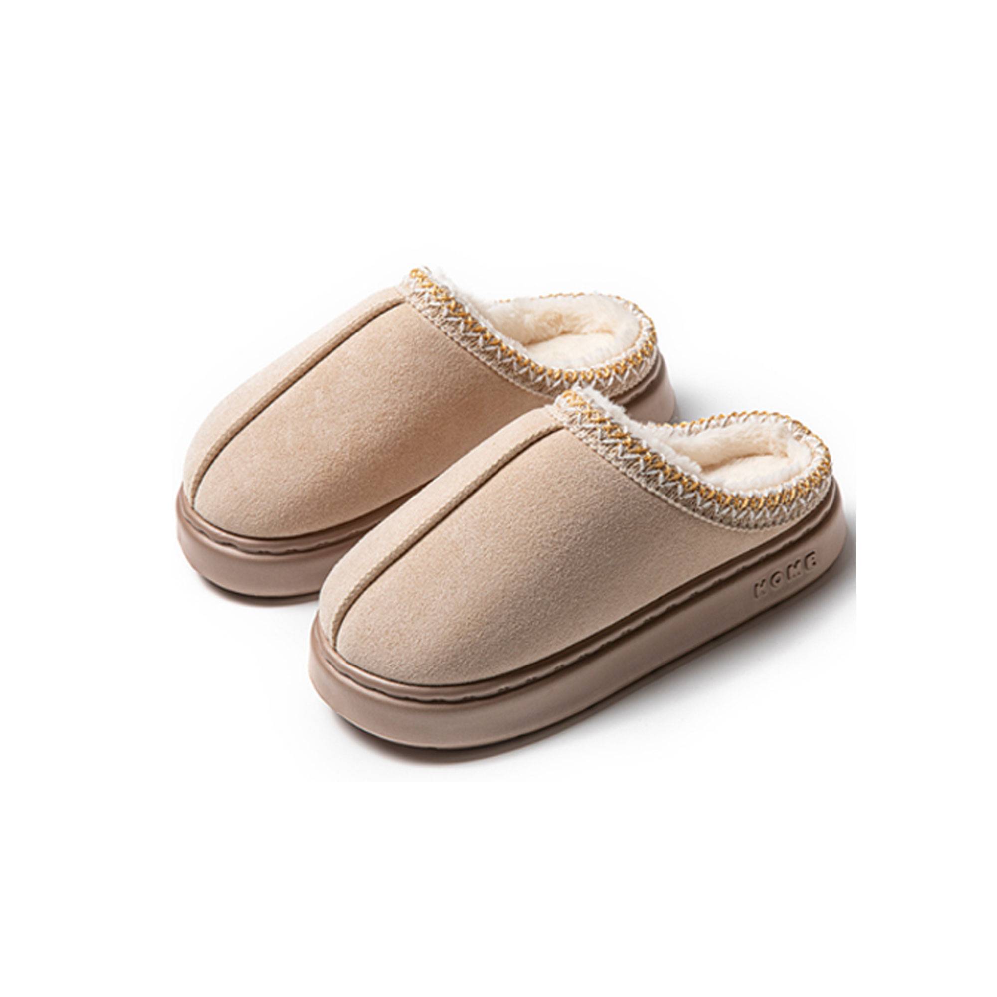 Suede Fleece Lined Indoor/Outdoor Slippers 1