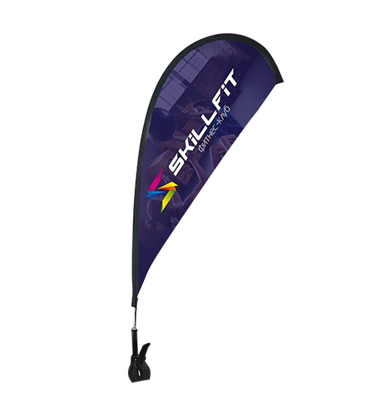 Teardrop Advertising Clip Flag 3