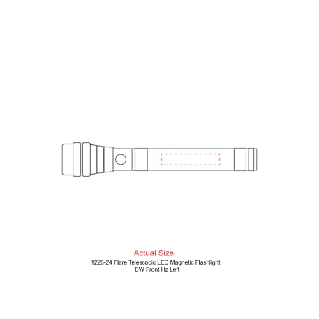 Flare Telescopic LED Magnetic Flashlight 59