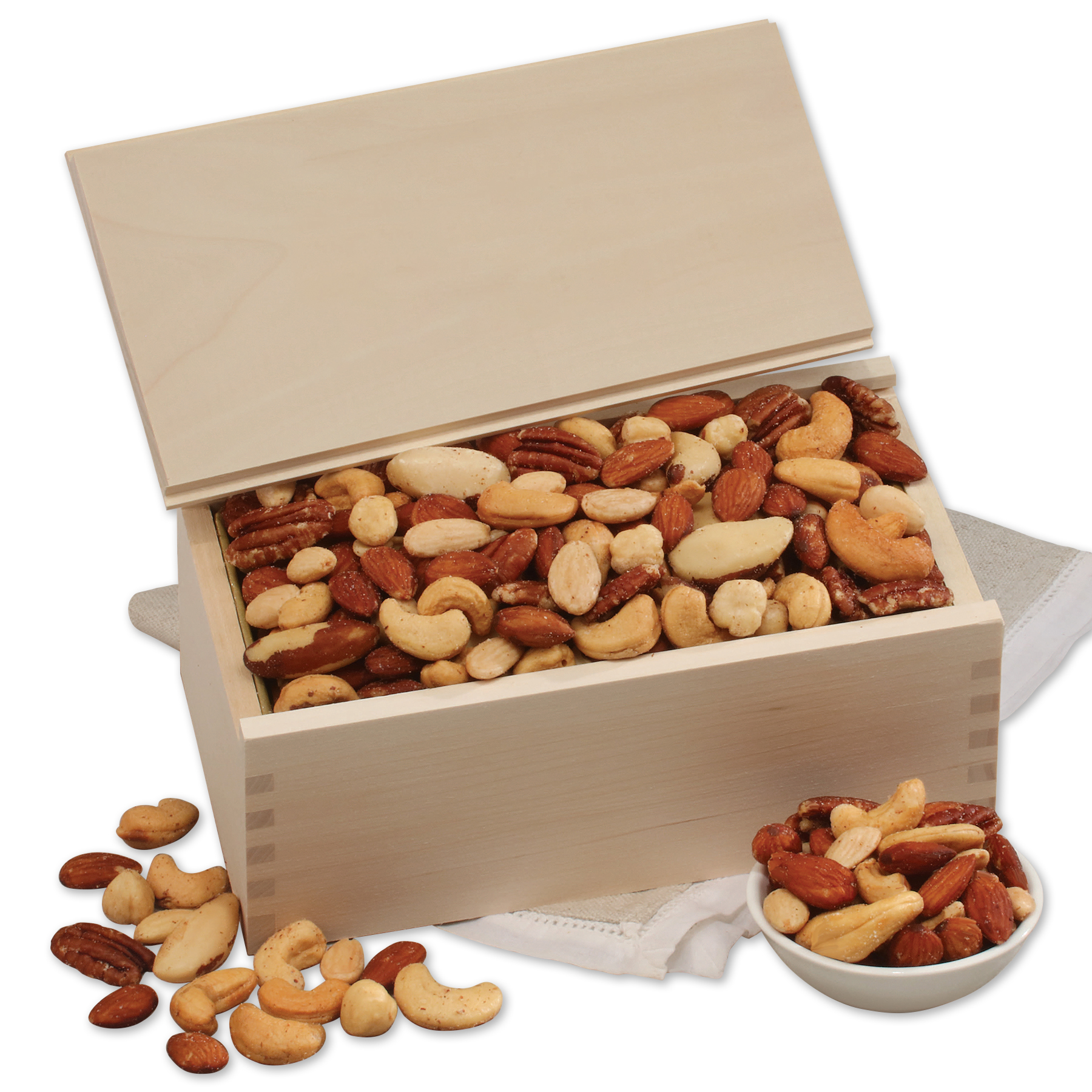 Deluxe Mixed Nuts in Wooden Collector's Box 2