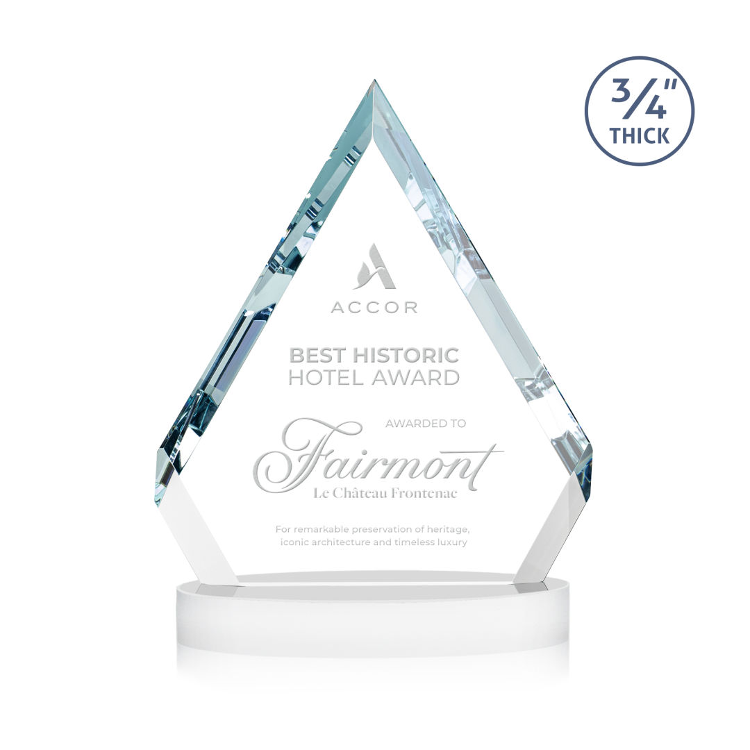 Apex Award on Alberton Base - White 3