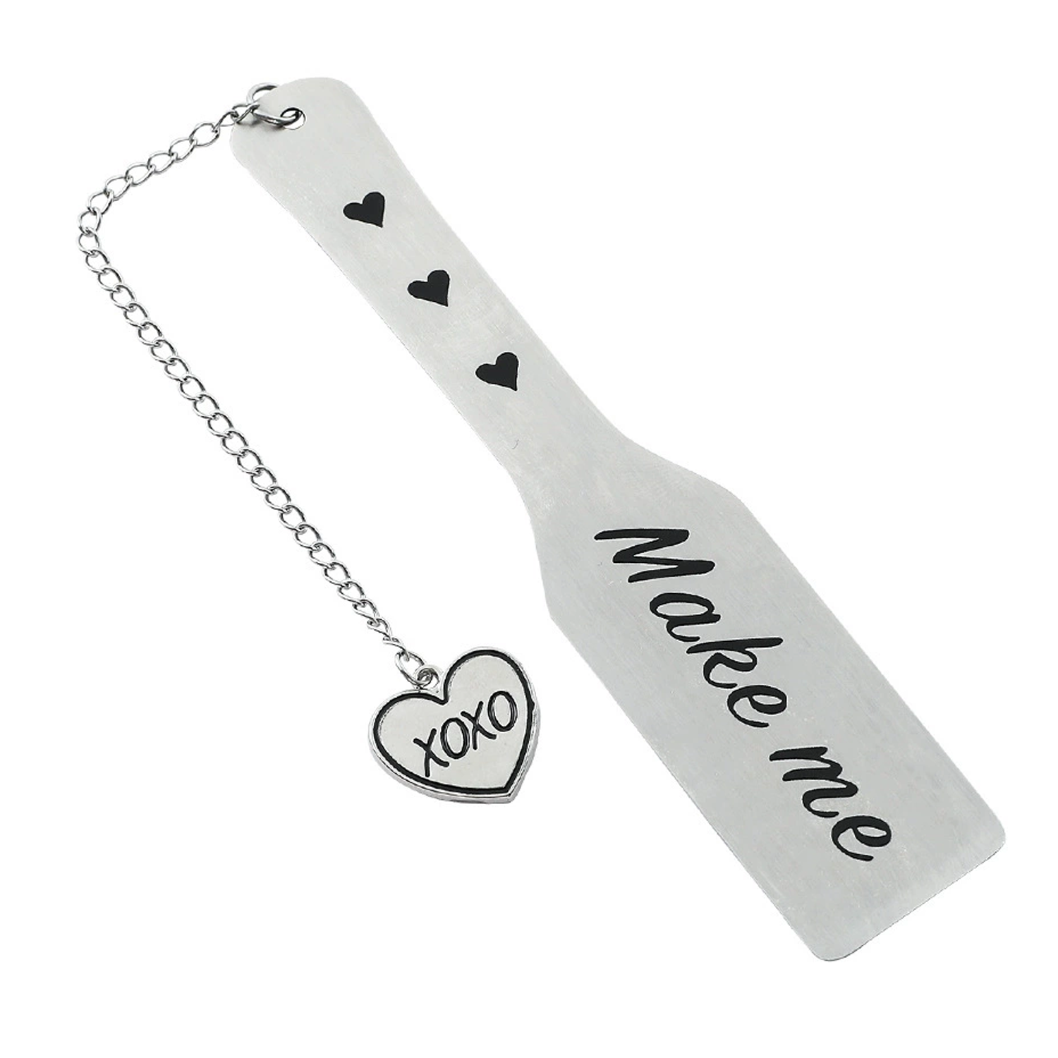 Artistic engraved stainless steel bookmark 4