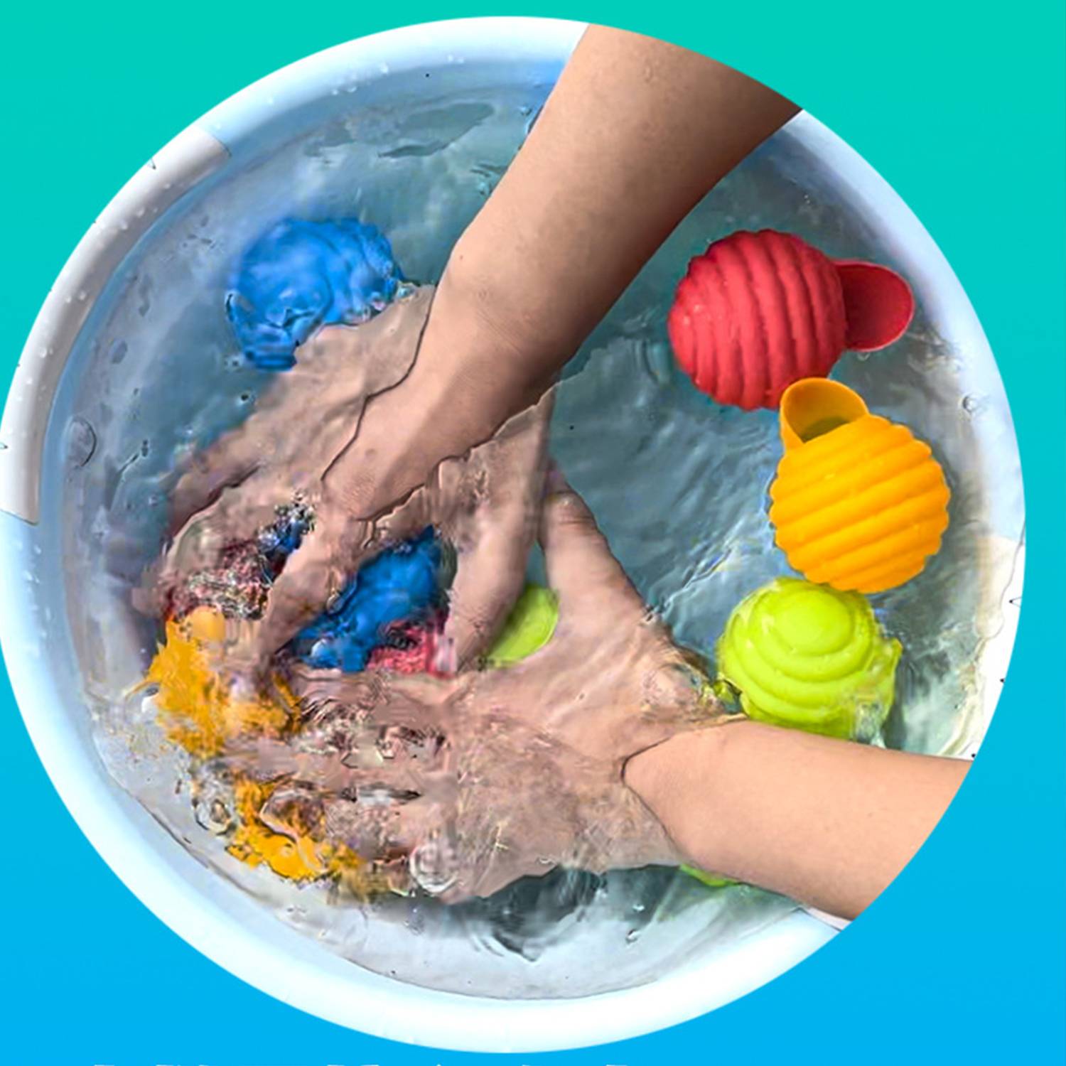 Automatic water filled silicone glue balloon 2