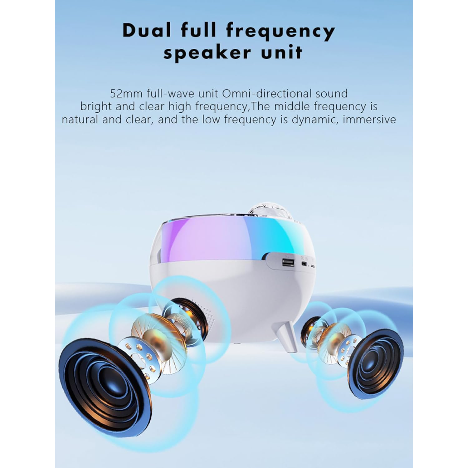 Bluetooth Speaker with Light 4