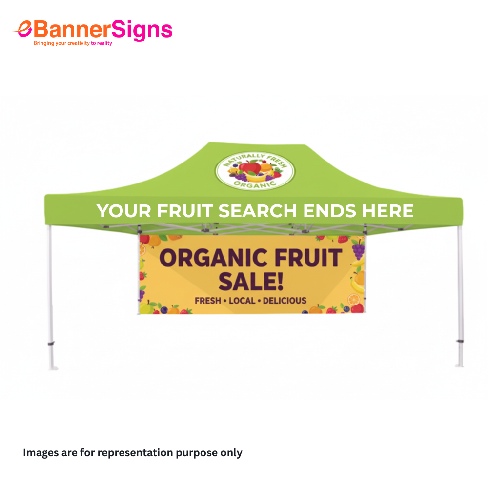 Canopy Tent 13 x 20 (Topper + Hardware + Full Single Side Backwall) 2
