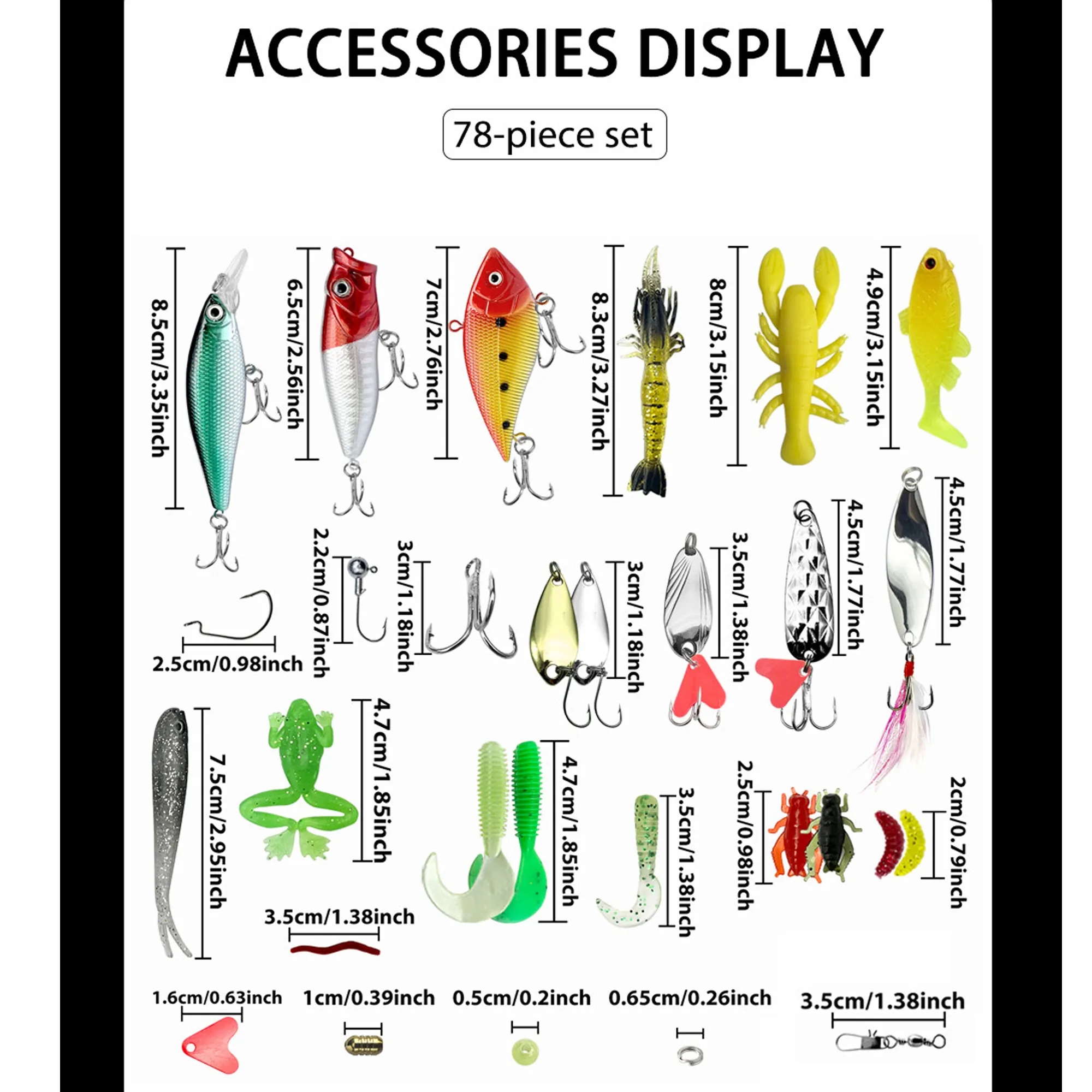 Fishing Lure Baits Kit Set 4
