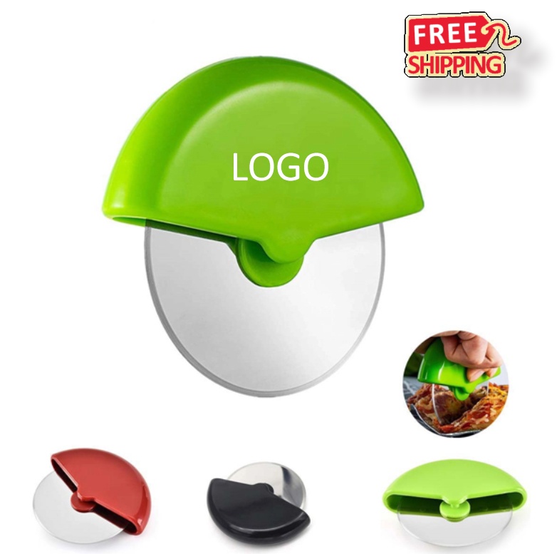 Durable Stainless Steel Pizza Cutter Wheel for Commercial Kitchen & Catering 1