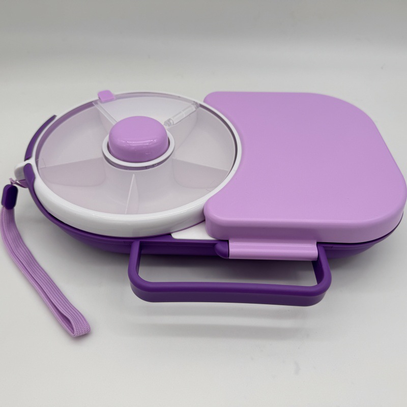 Portable Rotating Lunch Box Fruit Tray 4