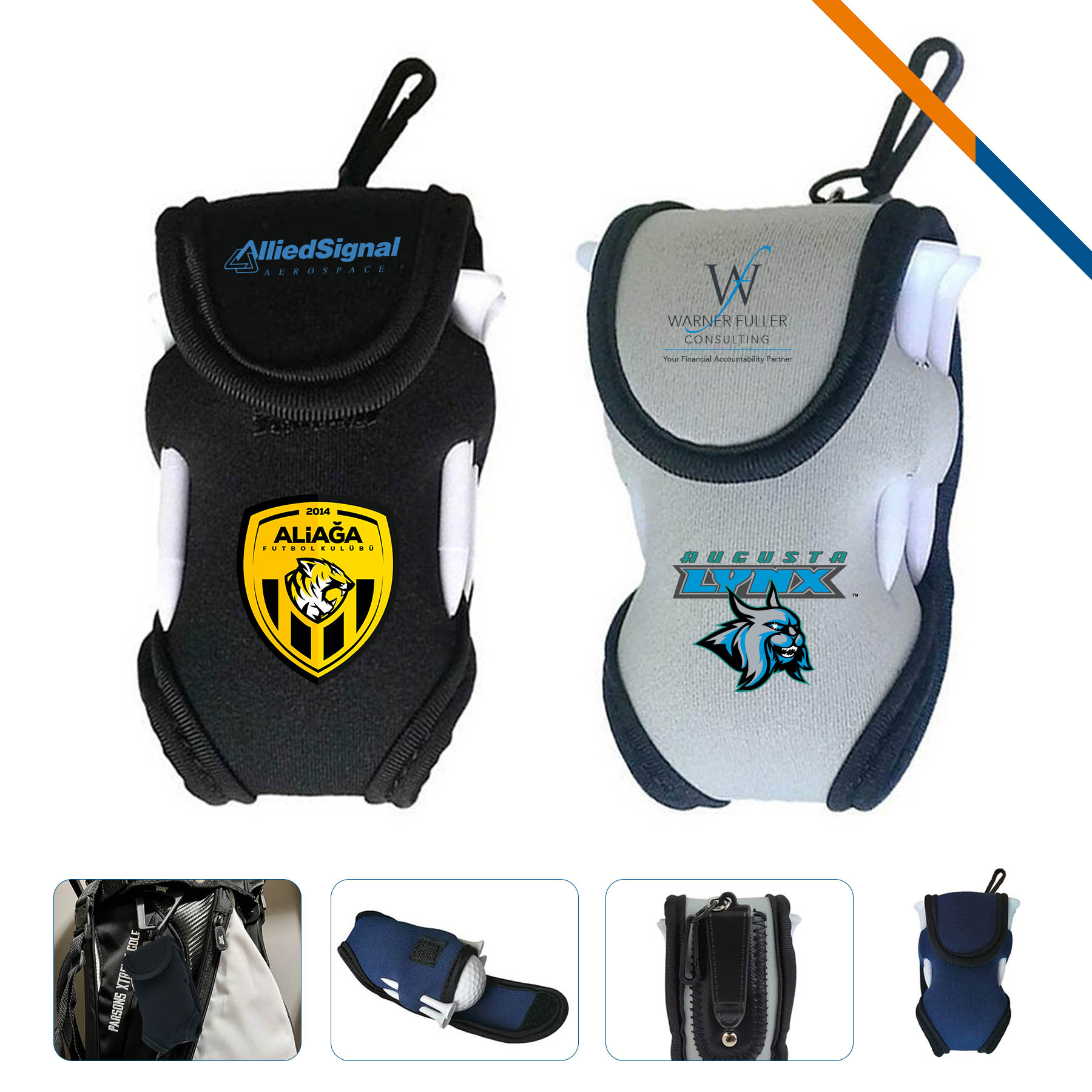 DriveSak Neoprene Golf Ball Pouch 2