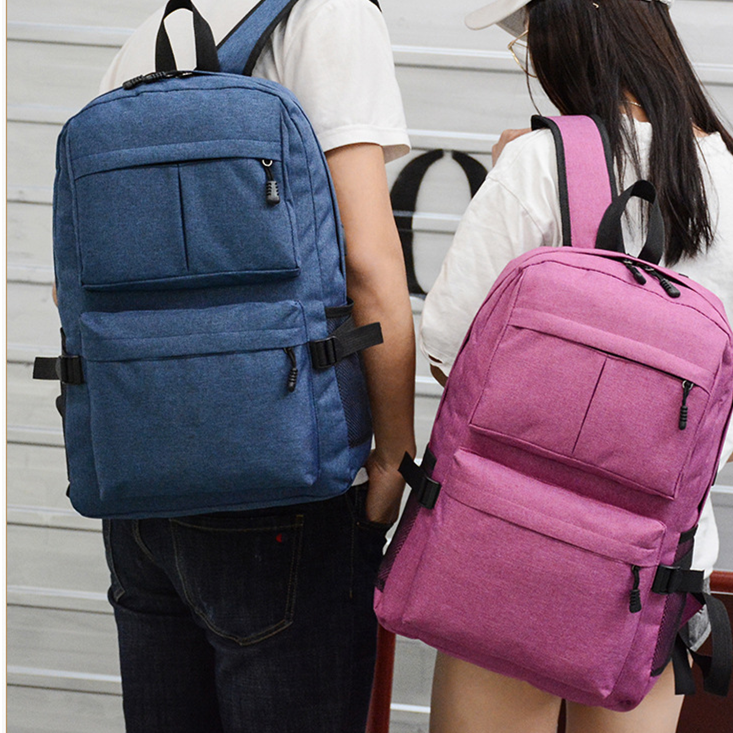 Oxford Carry-on Travel Laptop Backpack With Charging Port 4