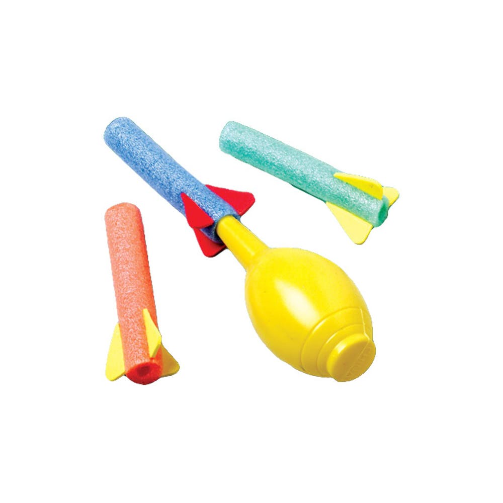 Foam Rocket Launcher Sets - Assorted 3" 2