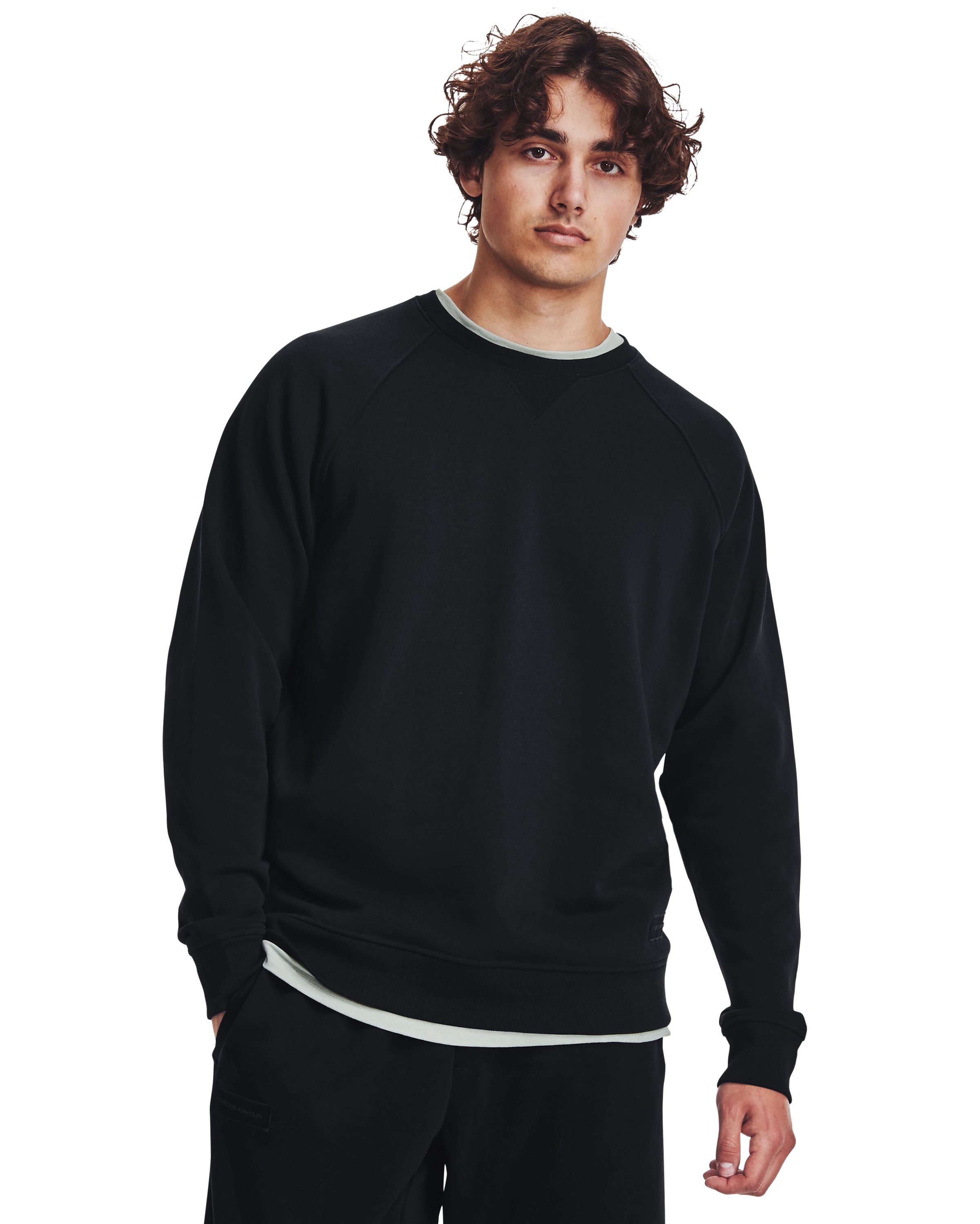 UA Heavyweight Terry Men's Crew, custom hoodie or sweatshirt with logo imprint 4