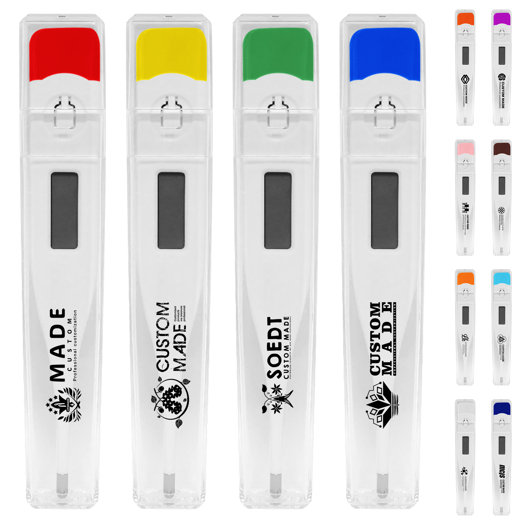 Waterproof Digital Oral Thermometer With PP Packing Box 6