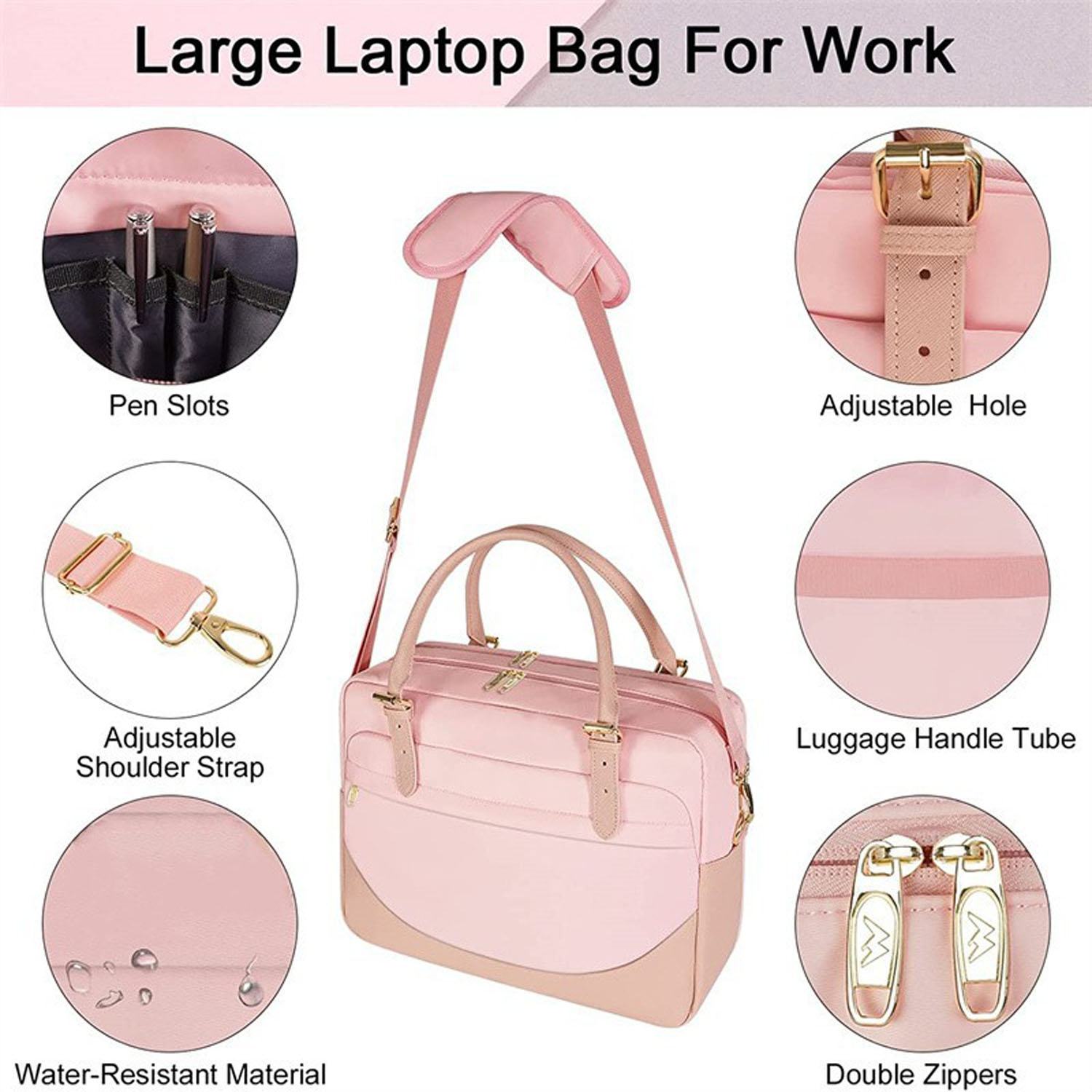 15.6 Inch Waterproof Polyester Laptop Bag 5