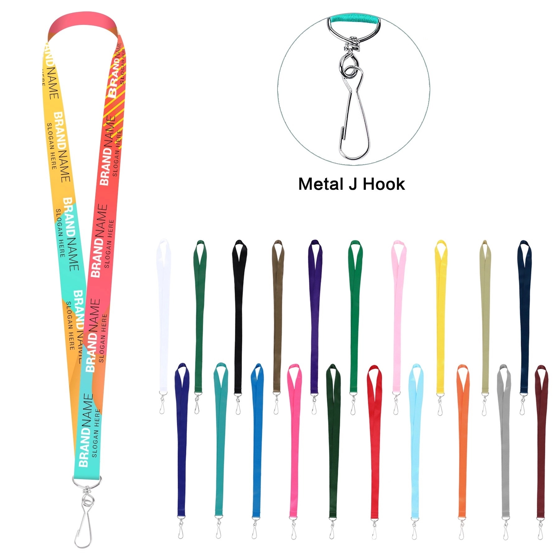 1" Full Color Dye Sublimated Lanyard 7