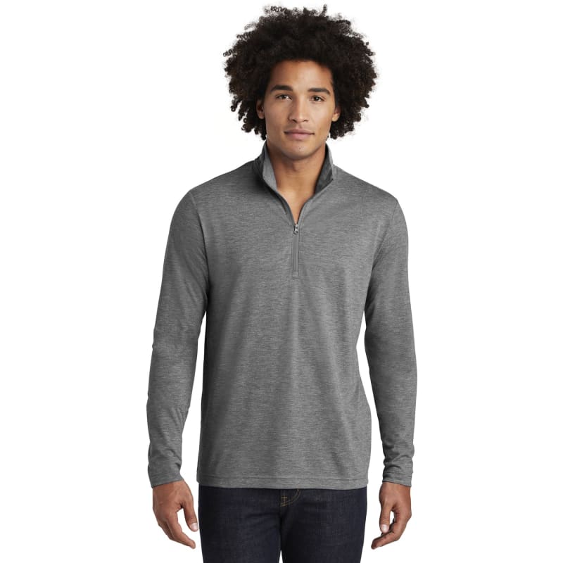 Sport-Tek PosiCharge Tri-Blend Wicking 1/4-Zip Pullover., custom hoodie or sweatshirt with logo imprint 29