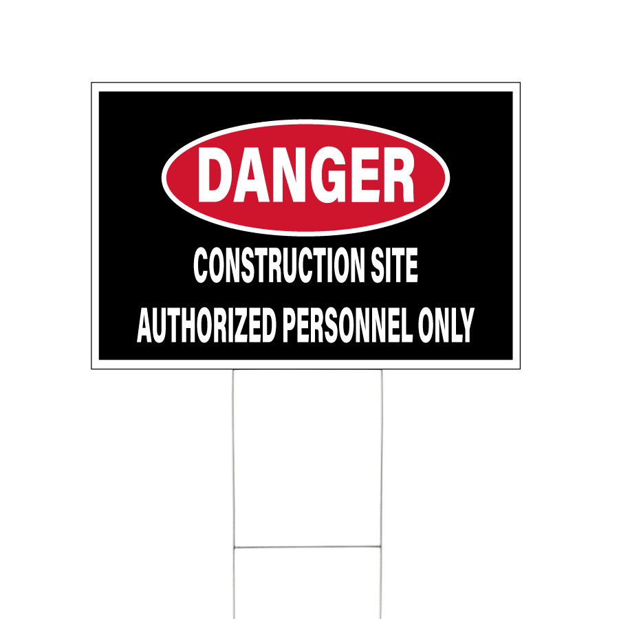 18in. x 24in. Coroplast Lawn and Site Signs 3