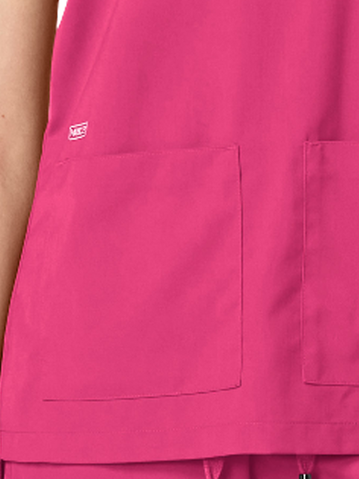 Parkley ABC - Women's Two-Pocket TESS Mandarin Mock Wrap Top 6