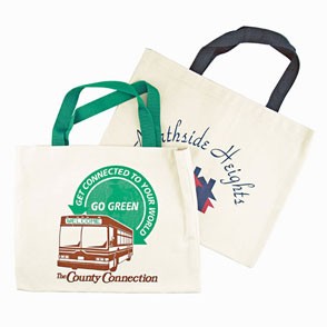 Natural Canvas Flat Tote Bag (14 1/2"x11") 1