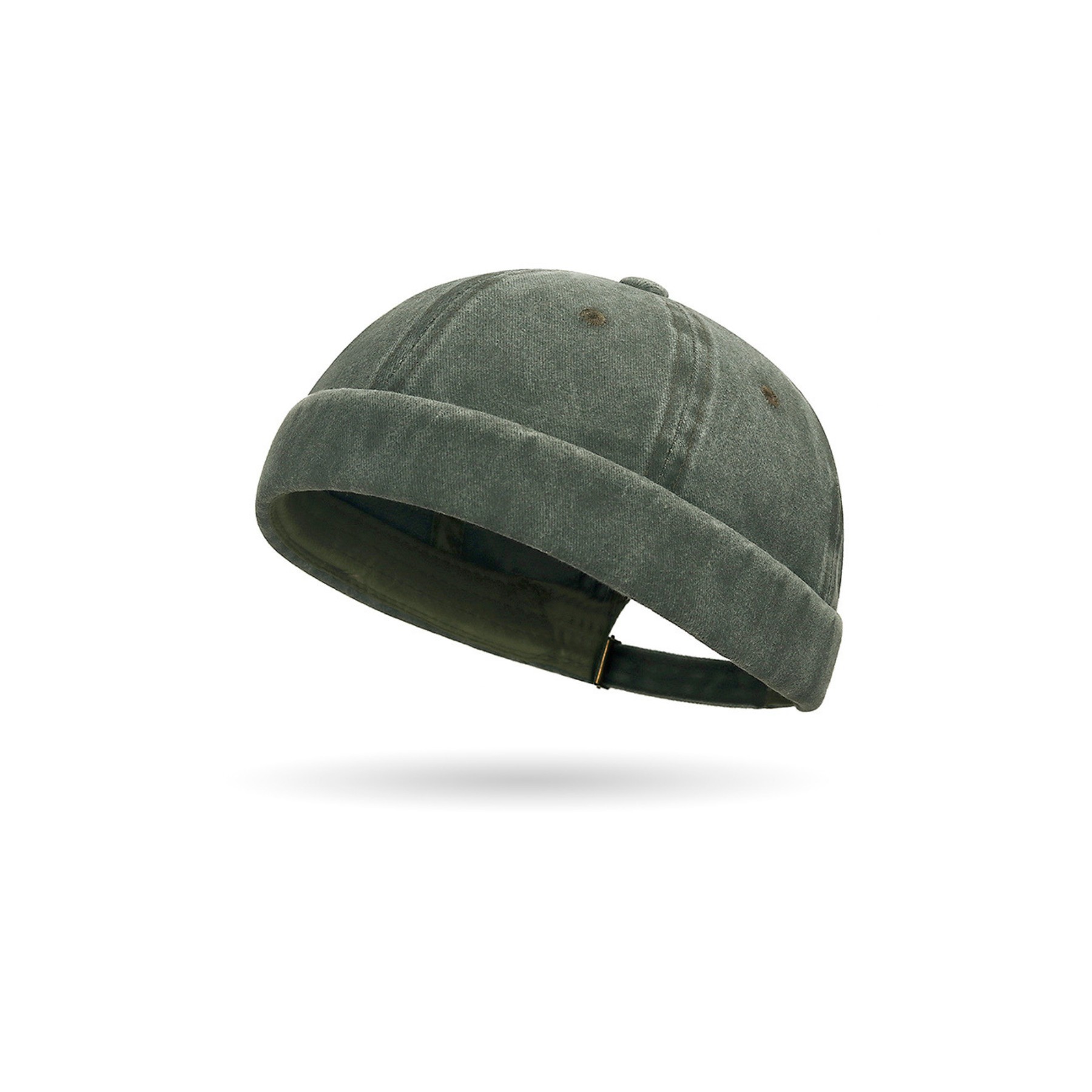 Washed Cotton Brimless Hat 5