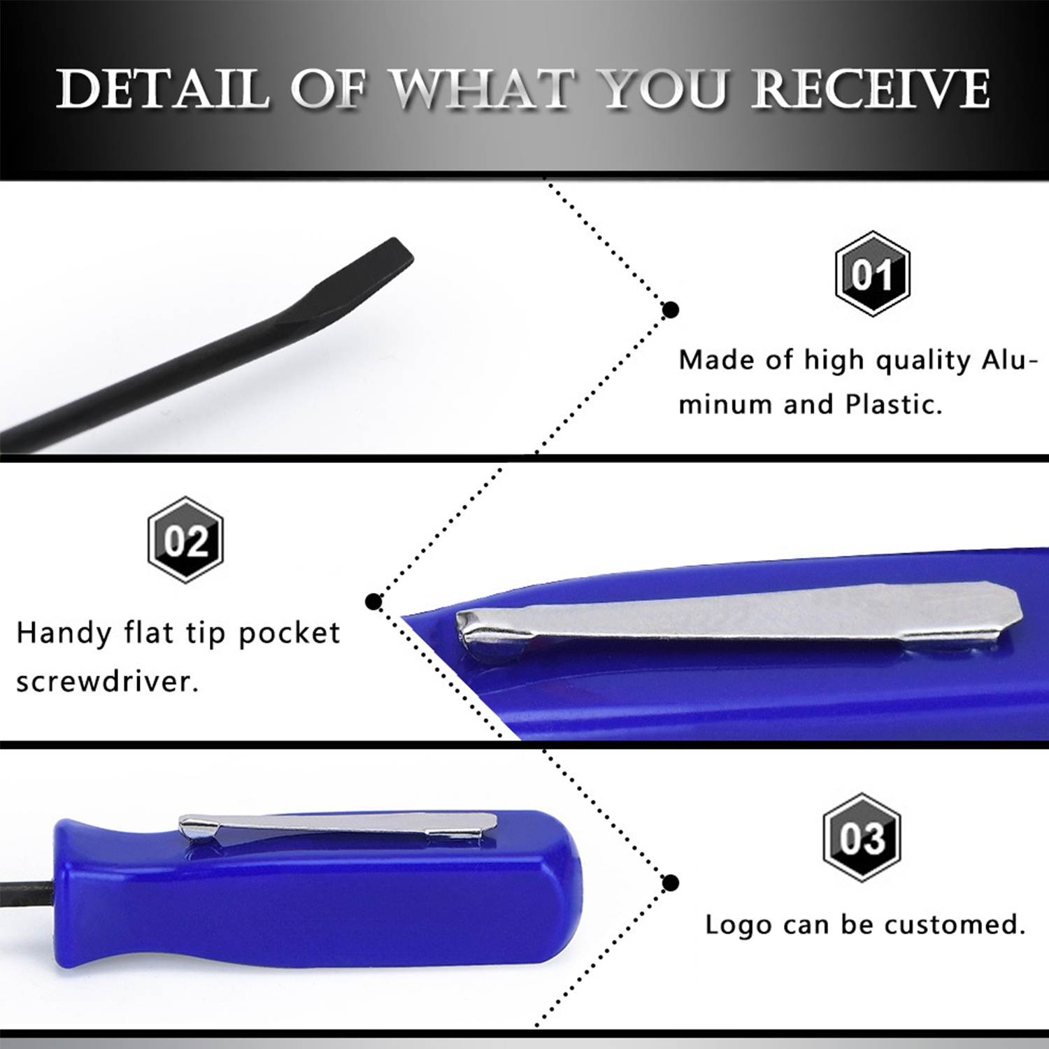 4.5" Mini screwdriver Pocket Pry Bar short lever crowbar 19