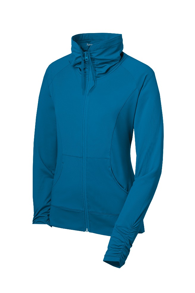 Sport-Tek Women's Sport-Wick Stretch Full-Zip Jacket. LST852 43