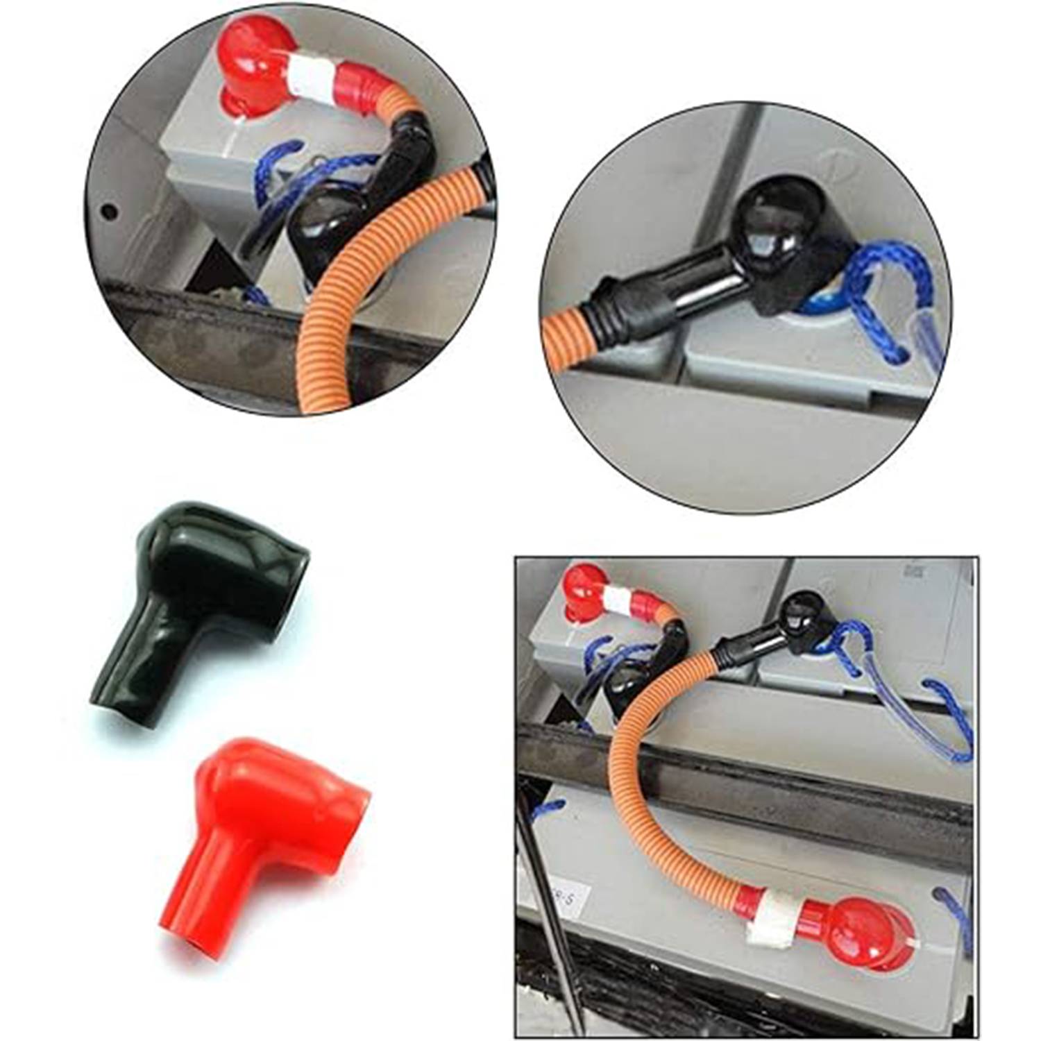 PVC Cable Lug Protector Cover caps for Auto 5