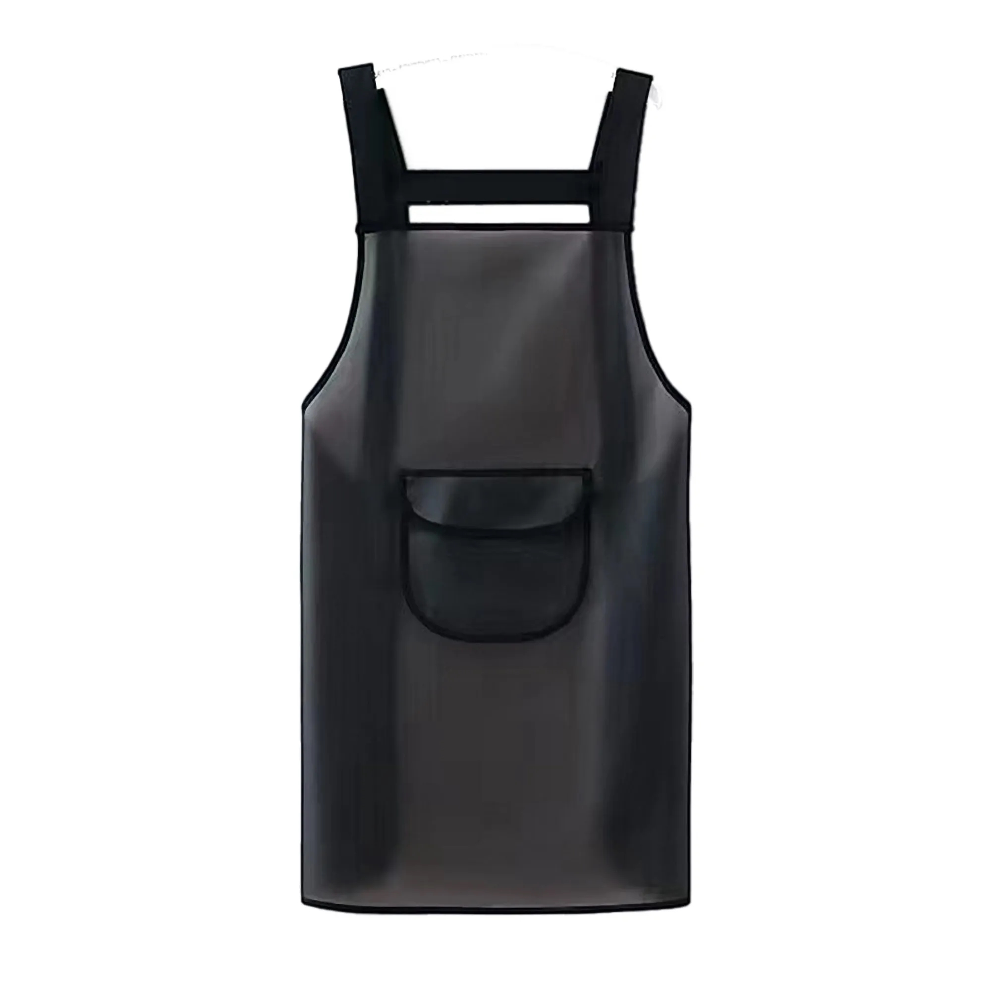 Clear Apron with Pockets Unisex Fit  Chefs Stylists Food 2