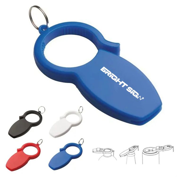 3-in-1 Bottle Opener & Tab Lifter Keychain Tool 2