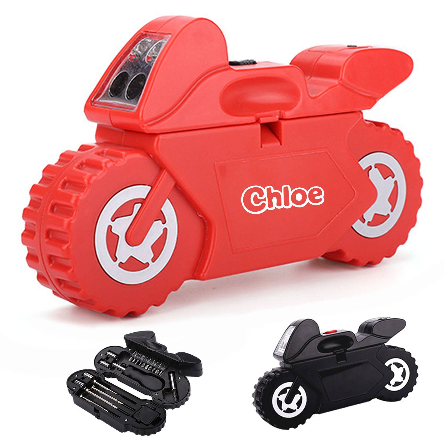 Motorcycle Shaped Carbon Steel Tool Set 4
