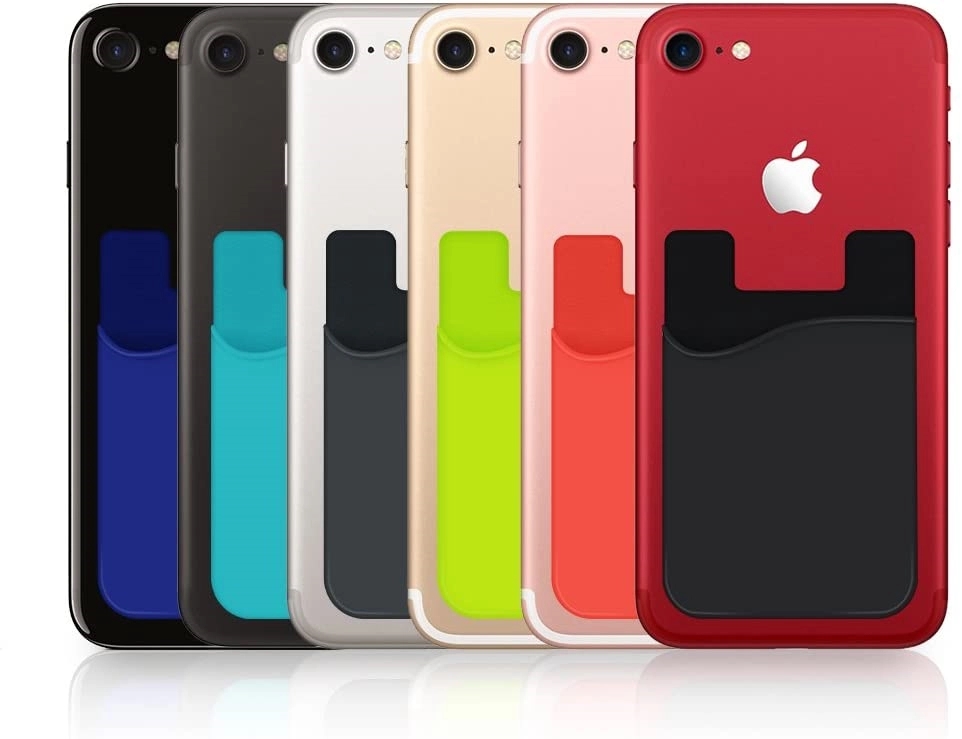 Silicone Cell Phone Sleeve Wallet Holder 4