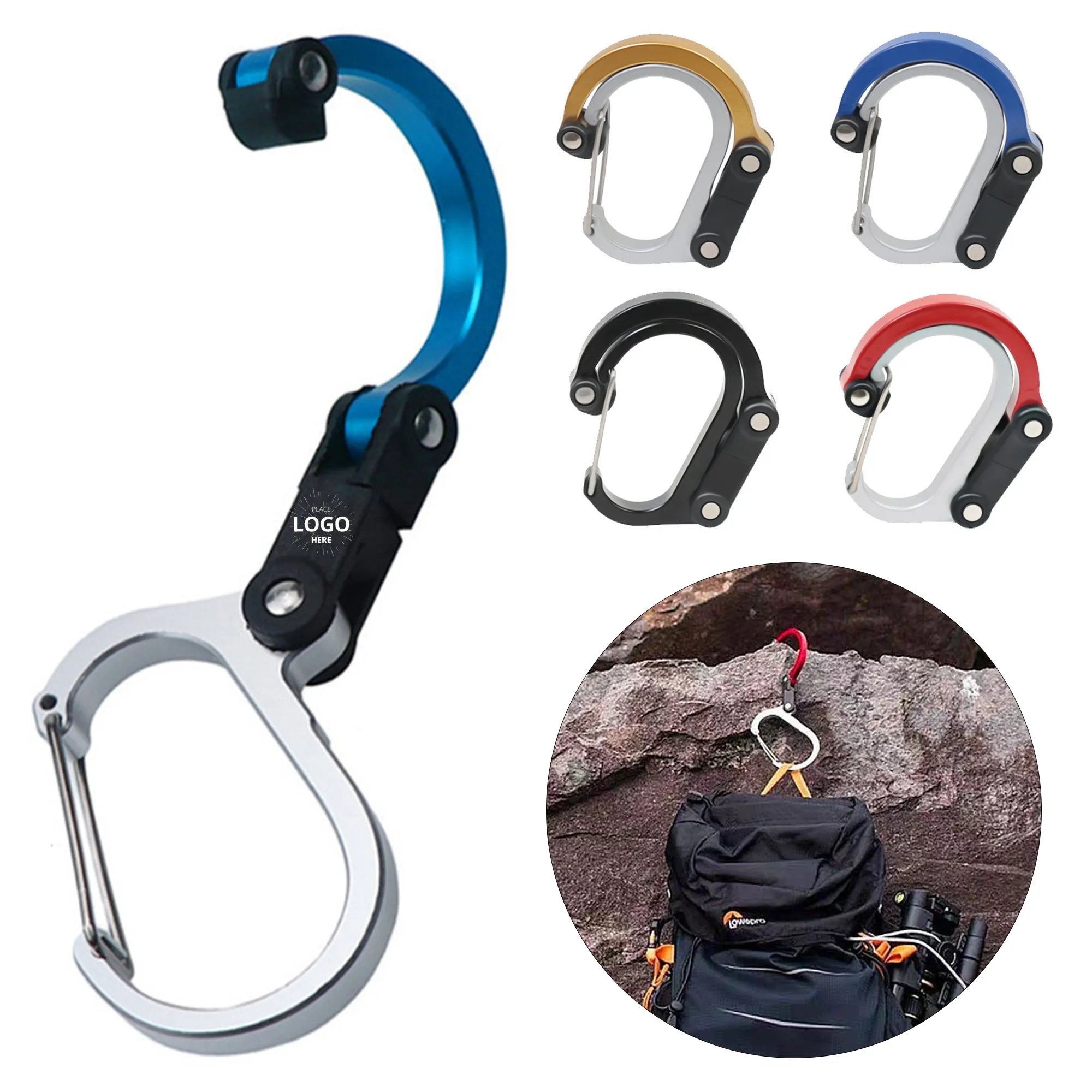 Rotatable Outdoor Carabiner 3