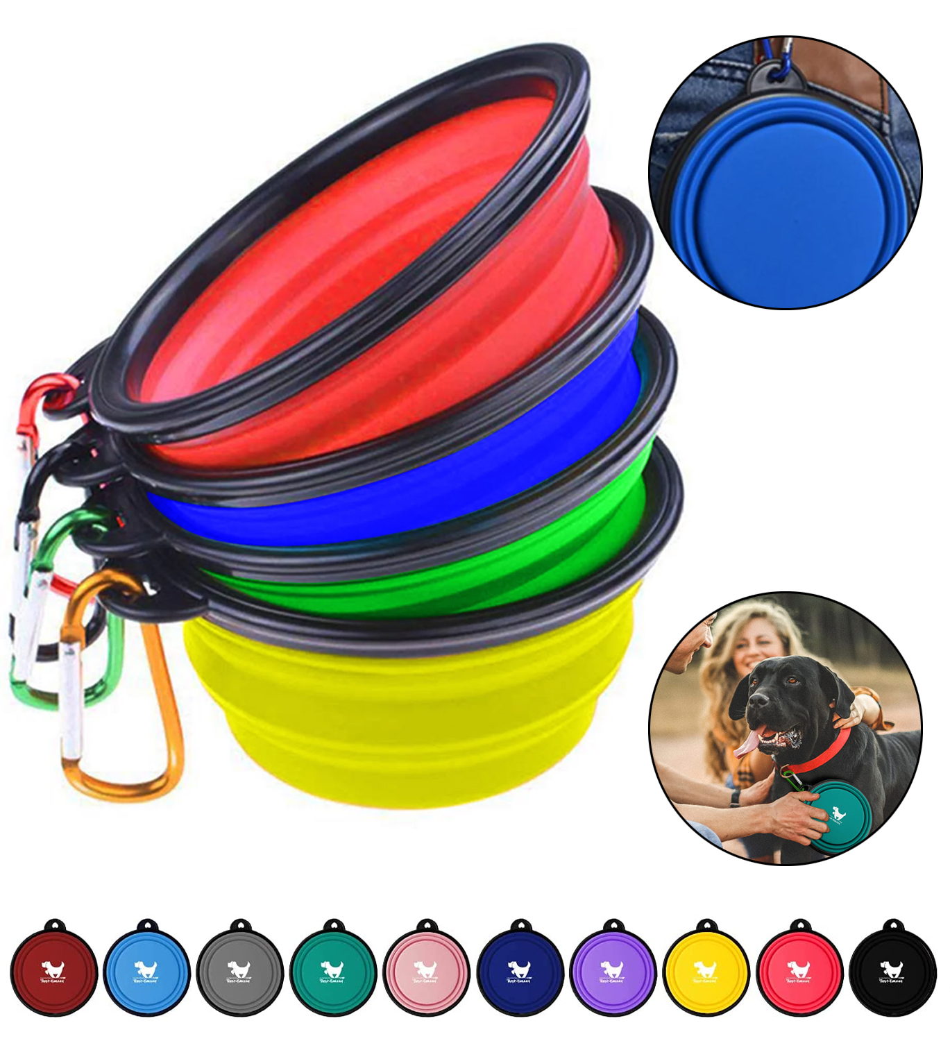 Collapsible Dog Bowls 1